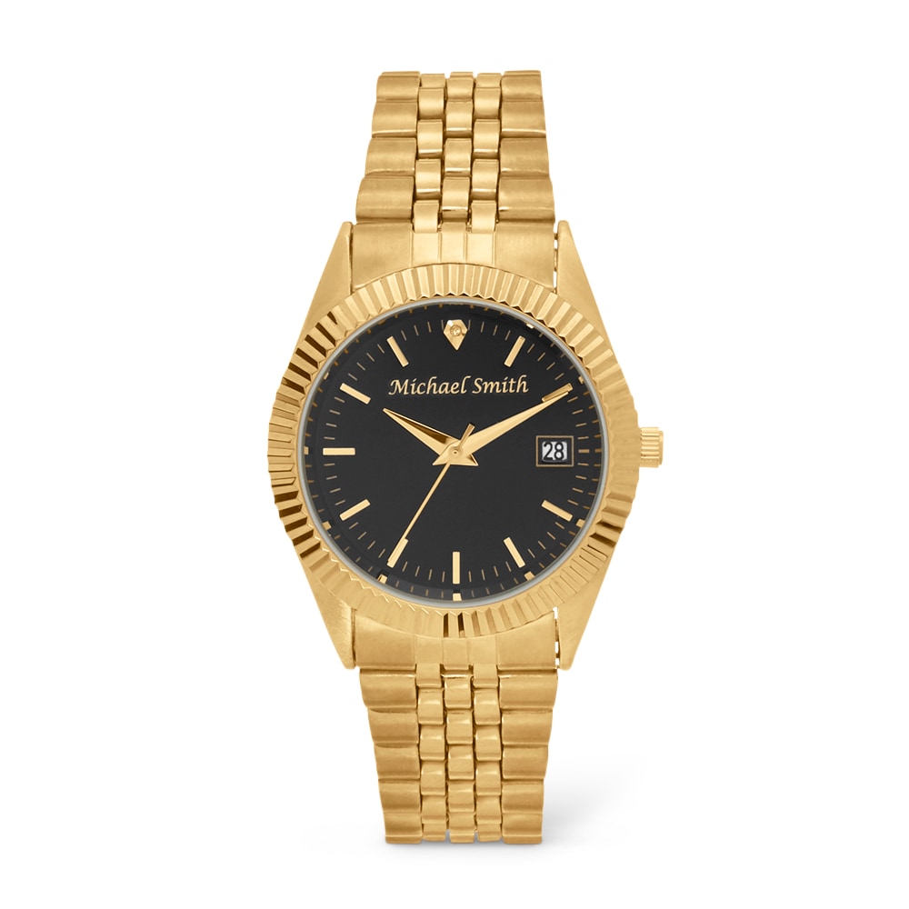 Men's or Women's Personalized Watch with Diamond Accent, , large