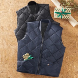 Dickies Diamond Quilted Vest, , large