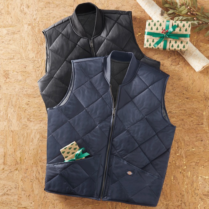 Dickies Diamond Quilted Vest, , large