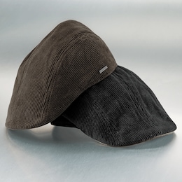 Corduroy Driving Cap with Adjustable Closure, , large
