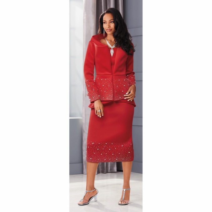 Nia Skirt Suit, , large