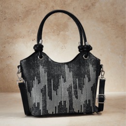 Knotted Ombr&eacute; Handbag, , large
