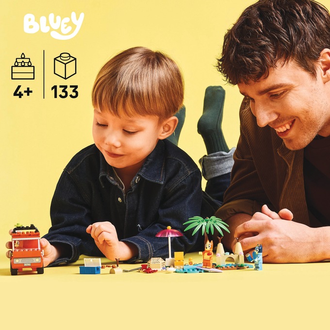 LEGO Bluey's Beach & Family Car Trip, , large