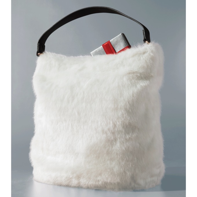 Faux-Fur Tote, , large