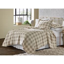 Buffalo Check Quilt and Sham, , large