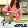 Robo Twist Jar Opener, Green, large