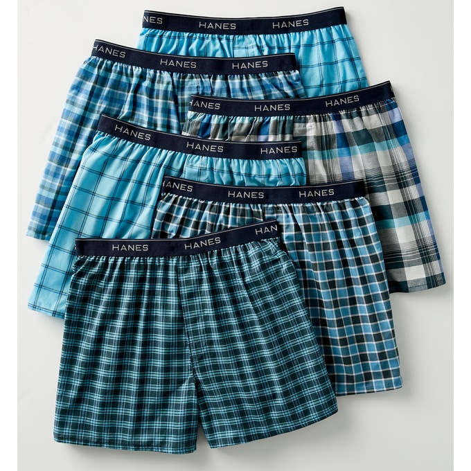 Men s 6 Pack of Hanes PJ Boxer Shorts Montgomery Ward