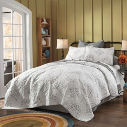 Chambers Embroidered 3-pc. Quilt Set, , large