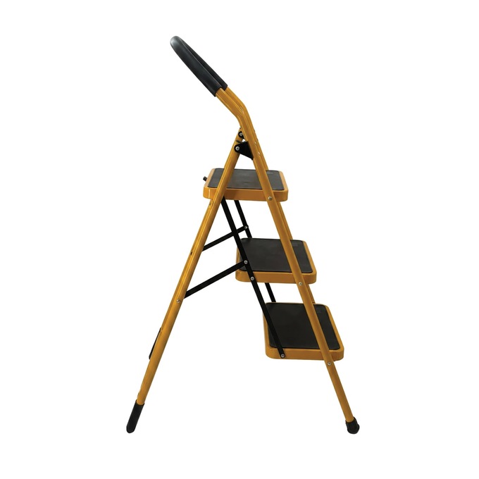 3-Step Folding Ladder, Golden Honey, large