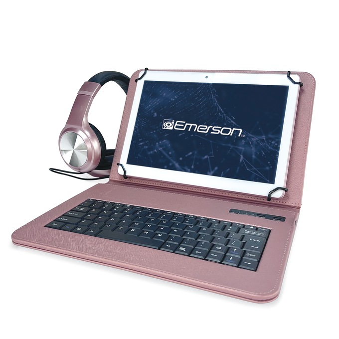 Emerson 10" Tablet with Keyboard and Headphones, , large