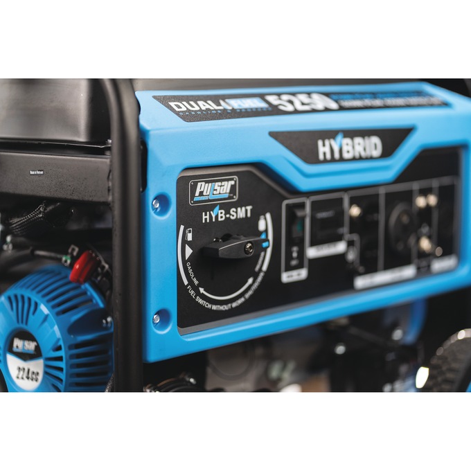 Pulsar 5250W/4250W Dual-Fuel Generator, Blue, large
