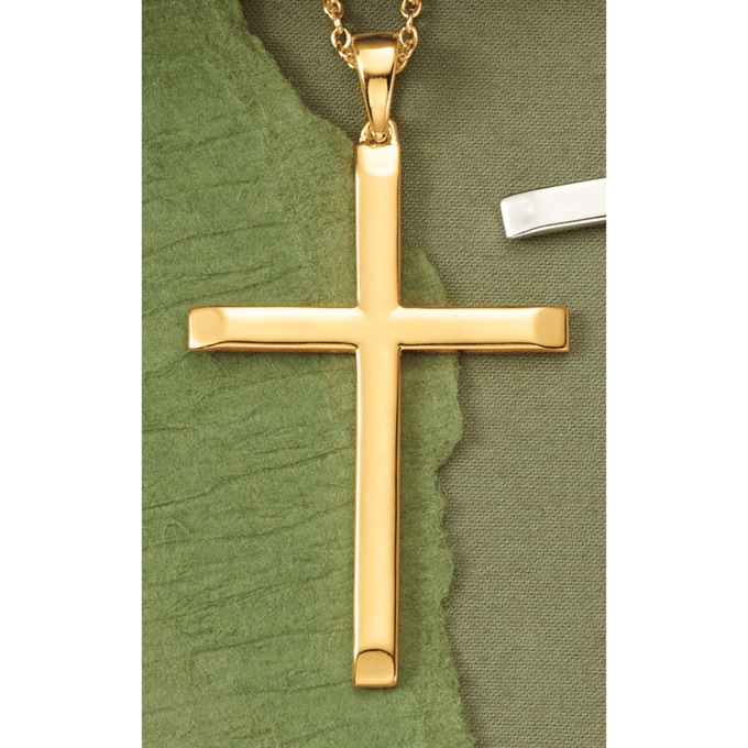 Men's Cross Pendant, , large