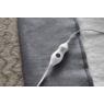 Foot Warming Heating Pad with Plush Pocket and Adjustable Heat, Gray, large
