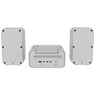 Magnavox 3-Piece CD Shelf System, Silver, large