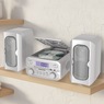 Magnavox 3-Piece CD Shelf System, Silver, large