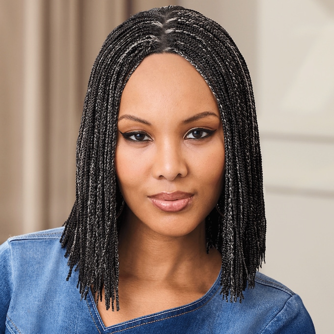 Shamika Micro-Braid Wig, , large