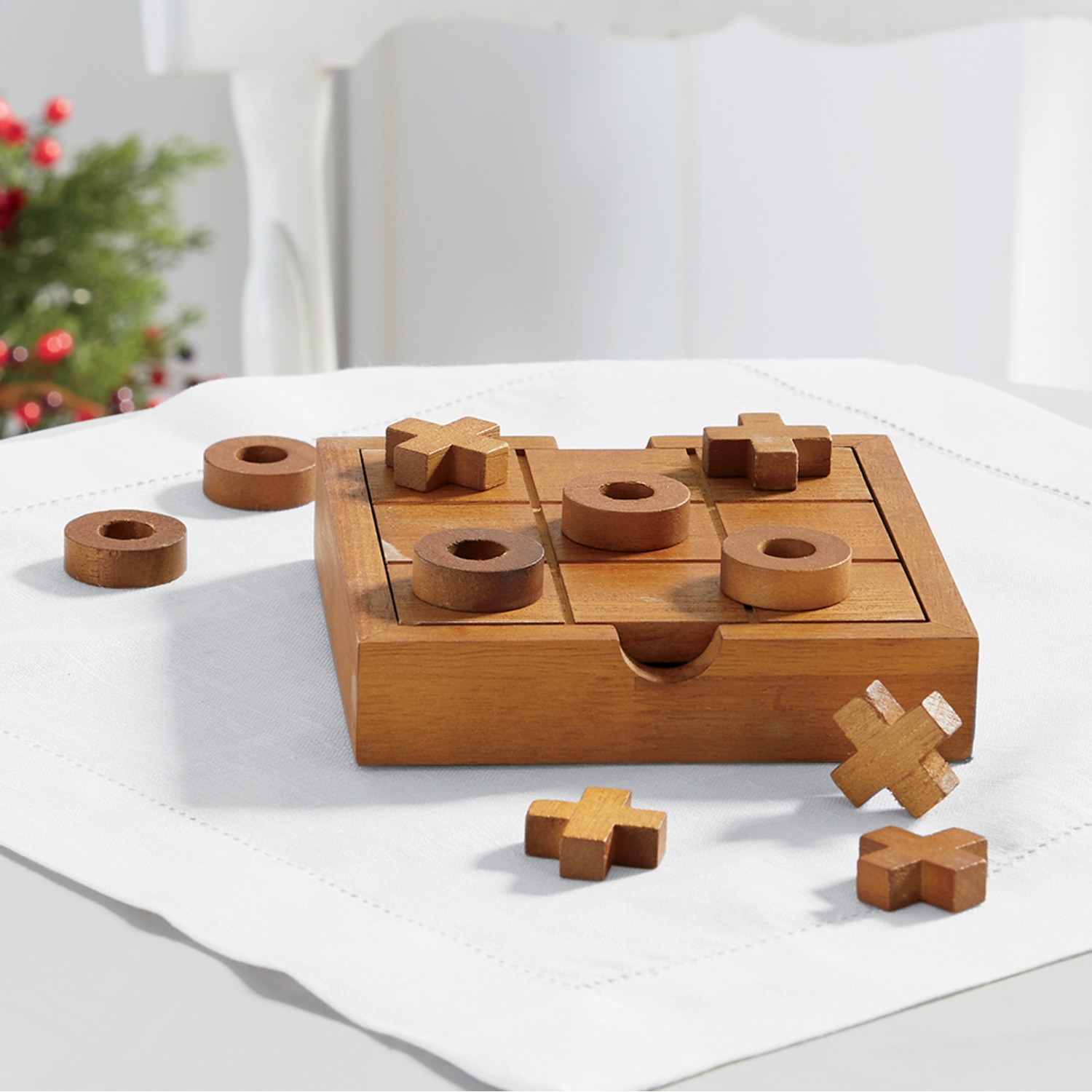 Wooden Tic-Tac-Toe Board | Montgomery Ward