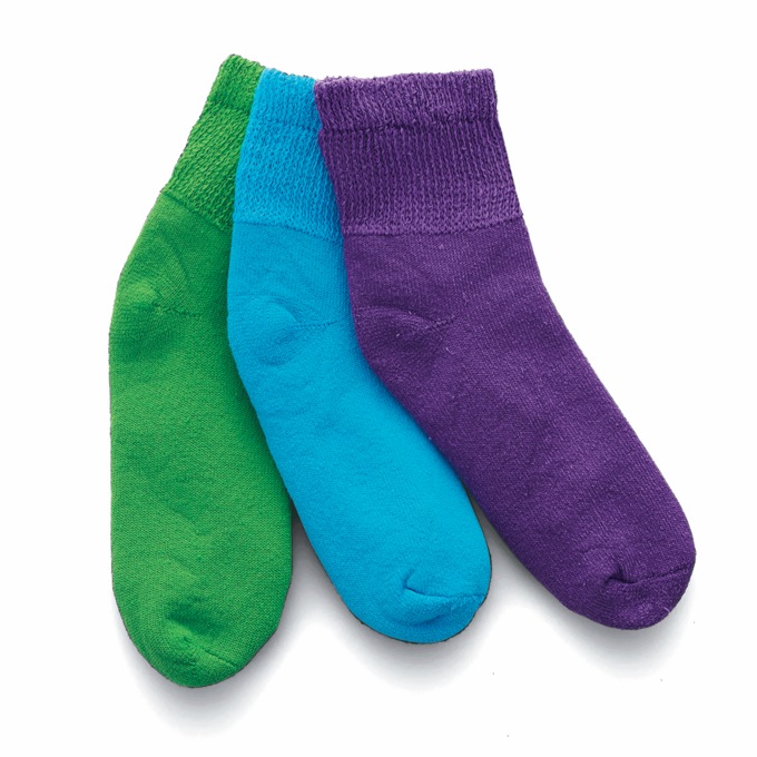 3-Pack Women's Diabetic Quarter Cut Socks, , large