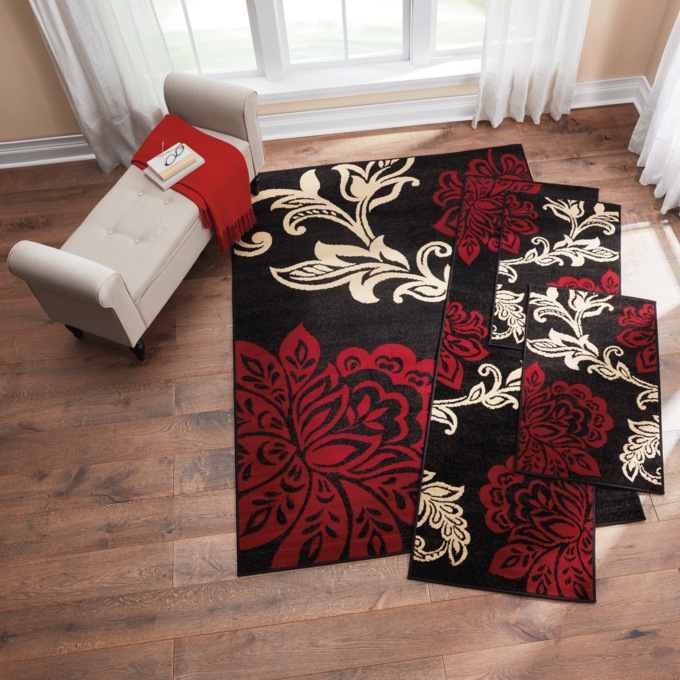 4-Piece Trouseau Rug Set, , large