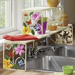 Butterfly Over-The-Sink Shelf, , large