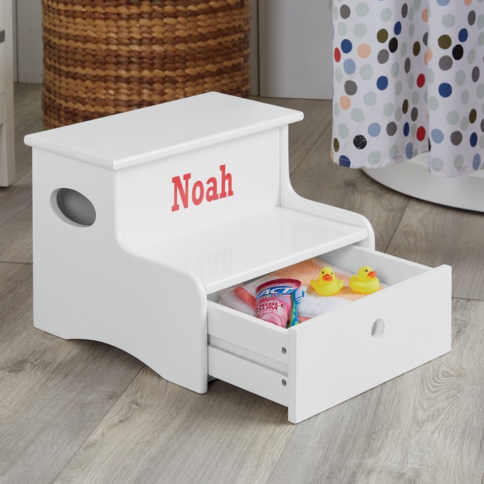 Kids’ Storage Step Stool, , large