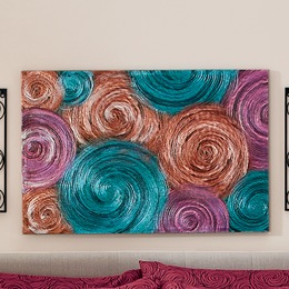 Glitter Swirl Canvas, , large