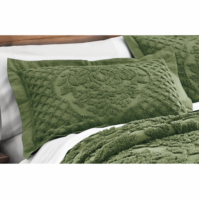 Damask Chenille Sham, , large