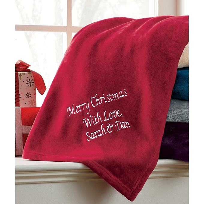 Personalized Oversized Plush Throw, , large