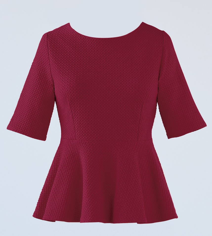 peplum pullover