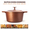 Gotham Steel 5-Quart Hammered Dutch Oven, , large