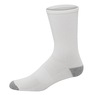 Hanes 12-Pack X-Temp Men's Crew Sock with Arch Support, White, large