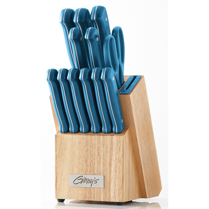 Ginny's 14-Piece Cutlery Set with Sharpener, , large