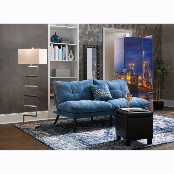 Lit Modern Cityscape Room Screen, , large