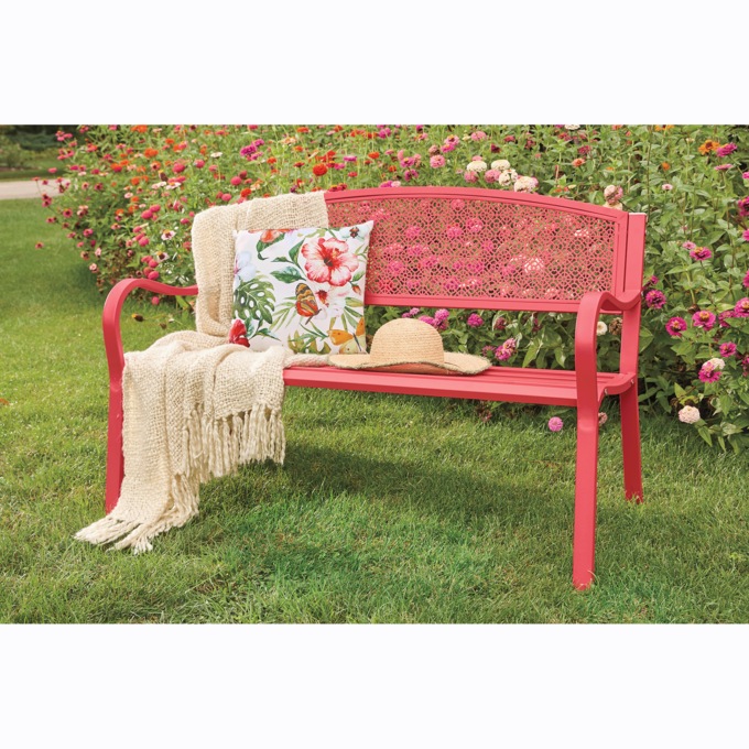Colorful Garden Bench, , large