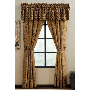 Bordeaux Jacquard Panel Pair, , large