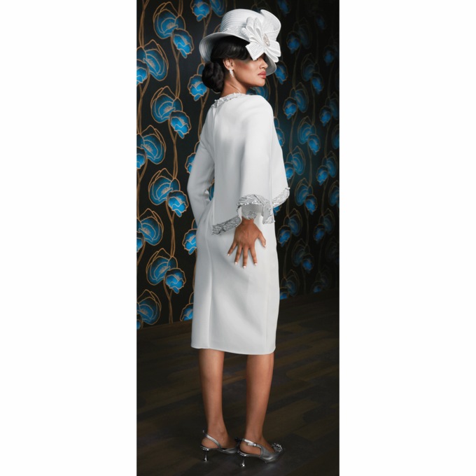 Amerie Women's Dress Hat – Sequin & Faux Pearl Bow with Rhinestone Brooch , , large