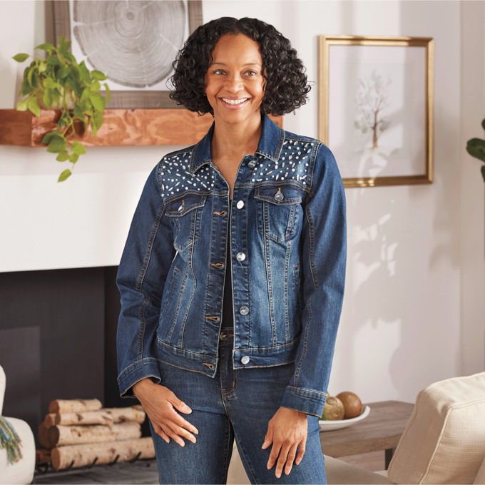 Norene Denim Jacket, , large