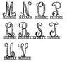 Personalized Initial Name Wall Art, , large