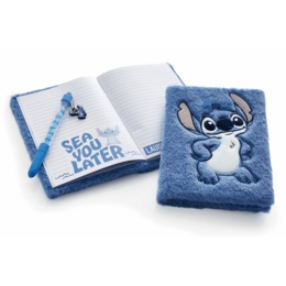 Stitch Cool Vibes Fuzzy Journal, , large