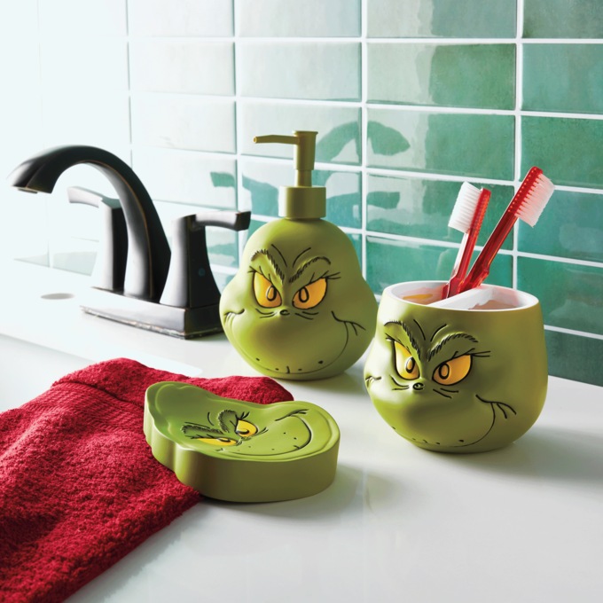 Grinch Bath Accessories, , large