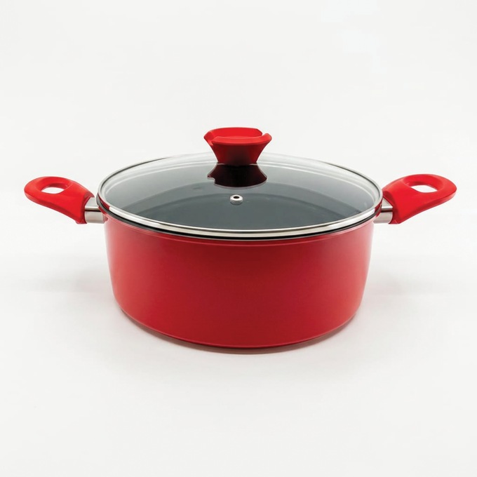 Chef Tested 42-Piece Mega Kitchen Set by Wards, Red, large