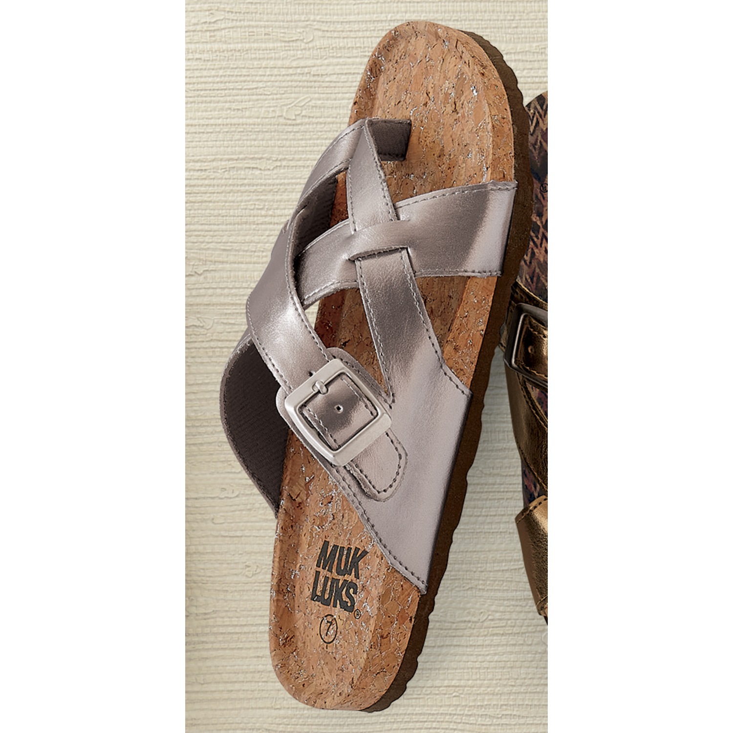 MUK LUKS Shayna Terra Turf Sandal Montgomery Ward