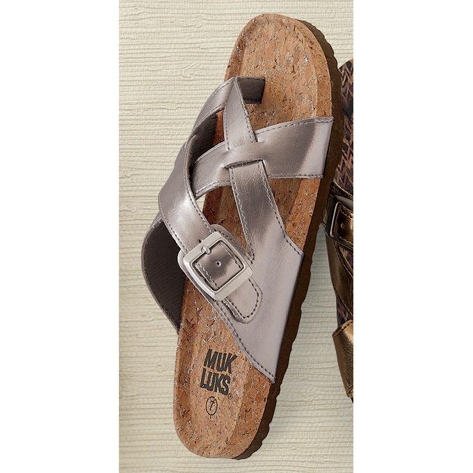 MUK LUKS® Shayna Terra Turf Sandal, , large