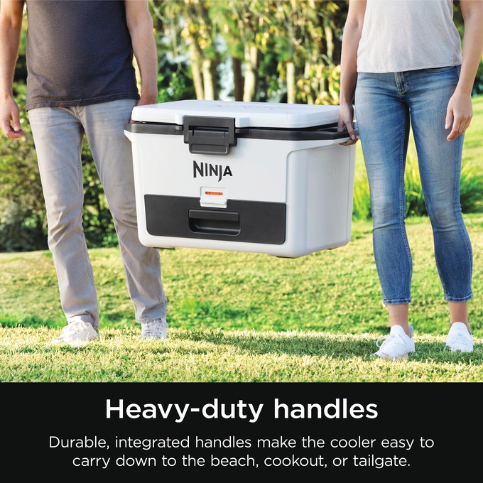 Ninja FrostVault Hard Cooler with Dry Zone, White, large