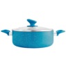 Chef Tested 11-Piece Granite Ceramic Nonstick Cookware Set, Teal, large