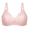 Bestform&reg; Striped Wireless Cotton Bra, , large