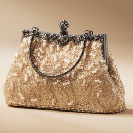 Beaded Evening Bag, , large