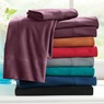 Color Connection Brushed Microfiber Flannel Sheet Set, , large