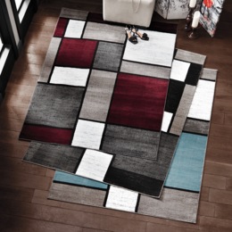 Allie Blocks Rug, , large