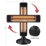 Optimus Indoor/Outdoor Infrared Tower Heater, Black, large